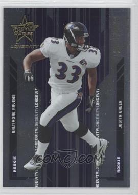 2005 Leaf Rookies & Stars Longevity - [Base] #166 - Justin Green /999