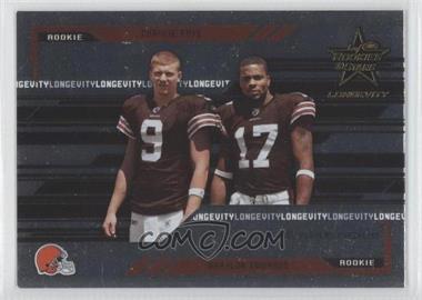 2005 Leaf Rookies & Stars Longevity - [Base] #98 - Charlie Frye, Braylon Edwards