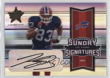 2005 Leaf Rookies & Stars Longevity - Sunday Signatures #SS-29 - Lee Evans /299