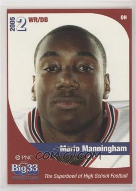 2005 PNC Big 33 Football Classic - [Base] #2 - Mario Manningham