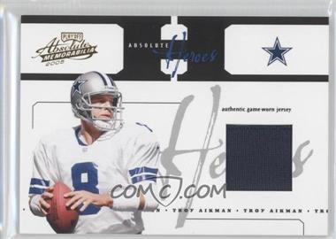 2005 Playoff Absolute Memorabilia - Absolute Heroes - Materials #AH-24 - Troy Aikman /150