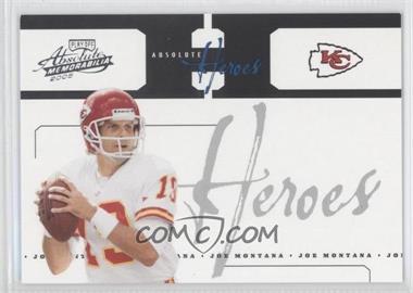 2005 Playoff Absolute Memorabilia - Absolute Heroes #AH-13 - Joe Montana /250