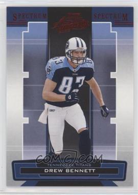 2005 Playoff Absolute Memorabilia - [Base] - Retail Spectrum Red #143 - Drew Bennett