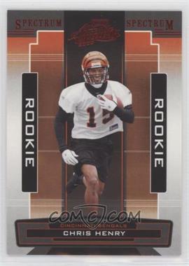 2005 Playoff Absolute Memorabilia - [Base] - Retail Spectrum Red #165 - Chris Henry