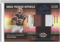 Rookie Premiere Materials - Braylon Edwards #/75