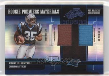 2005 Playoff Absolute Memorabilia - [Base] - Spectrum Blue #216 - Rookie Premiere Materials - Eric Shelton /75