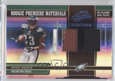 2005 Playoff Absolute Memorabilia - [Base] - Spectrum Blue #228 - Rookie Premiere Materials - Ryan Moats /75