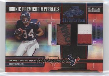 2005 Playoff Absolute Memorabilia - [Base] - Spectrum Blue #233 - Rookie Premiere Materials - Vernand Morency /75 [EX to NM]
