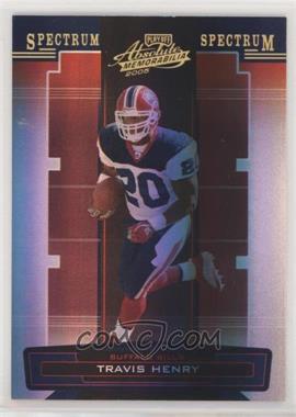 2005 Playoff Absolute Memorabilia - [Base] - Spectrum Gold #20 - Travis Henry /25