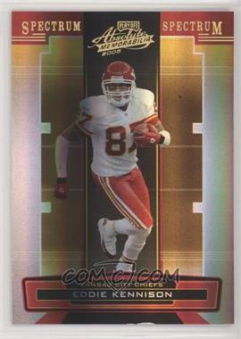 2005 Playoff Absolute Memorabilia - [Base] - Spectrum Gold #78 - Eddie Kennison /25