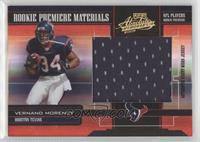 Rookie Premiere Materials - Vernand Morency #/50