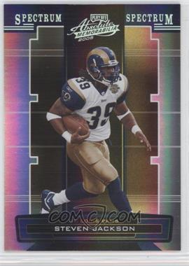 2005 Playoff Absolute Memorabilia - [Base] - Spectrum Silver #136 - Steven Jackson /100