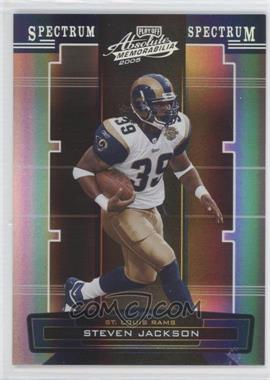 2005 Playoff Absolute Memorabilia - [Base] - Spectrum Silver #136 - Steven Jackson /100