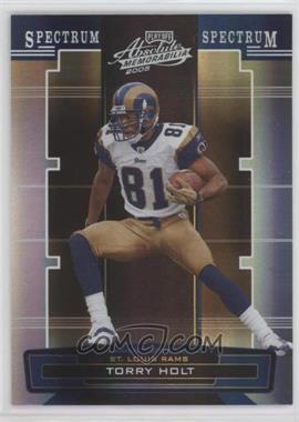 2005 Playoff Absolute Memorabilia - [Base] - Spectrum Silver #137 - Torry Holt /100