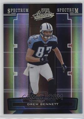 2005 Playoff Absolute Memorabilia - [Base] - Spectrum Silver #143 - Drew Bennett /100