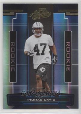 2005 Playoff Absolute Memorabilia - [Base] - Spectrum Silver #153 - Thomas Davis /100