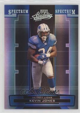 2005 Playoff Absolute Memorabilia - [Base] - Spectrum Silver #55 - Kevin Jones /100