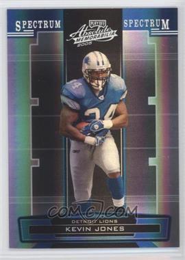 2005 Playoff Absolute Memorabilia - [Base] - Spectrum Silver #55 - Kevin Jones /100