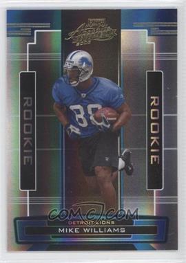 2005 Playoff Absolute Memorabilia - [Base] #182 - Mike Williams /999