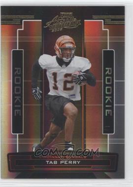 2005 Playoff Absolute Memorabilia - [Base] #204 - Tab Perry /999