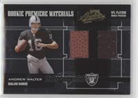 Rookie Premiere Materials - Andrew Walter #/750