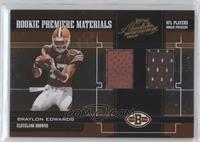 Rookie Premiere Materials - Braylon Edwards #/750