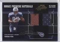 Rookie Premiere Materials - Courtney Roby #/750