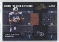 Rookie Premiere Materials - Courtney Roby #/750