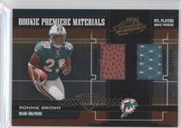 Rookie Premiere Materials - Ronnie Brown #/750