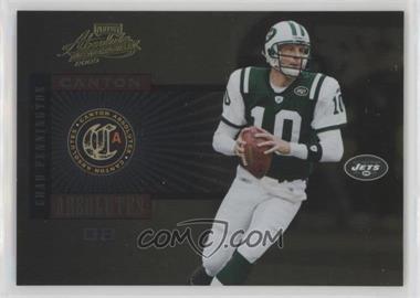 2005 Playoff Absolute Memorabilia - Canton Absolutes - Gold #CA-1 - Chad Pennington /150