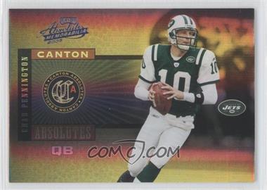 2005 Playoff Absolute Memorabilia - Canton Absolutes - Spectrum #CA-1 - Chad Pennington /25