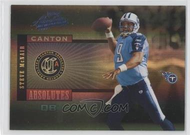 2005 Playoff Absolute Memorabilia - Canton Absolutes - Spectrum #CA-22 - Steve McNair /25