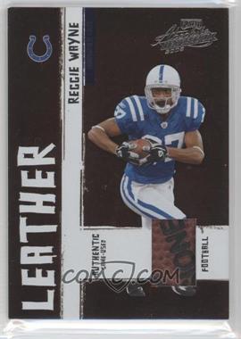 2005 Playoff Absolute Memorabilia - Leather #LL-34 - Reggie Wayne /250