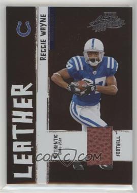 2005 Playoff Absolute Memorabilia - Leather #LL-34 - Reggie Wayne /250