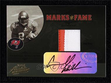 2005 Playoff Absolute Memorabilia - Marks of Fame - Materials Prime Autographs #MF-19 - Carnell Williams /25