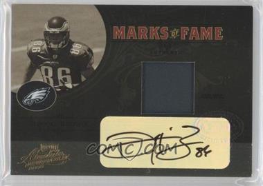 2005 Playoff Absolute Memorabilia - Marks of Fame - Materials Prime Autographs #MF-23 - Reggie Brown /25