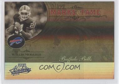 2005 Playoff Absolute Memorabilia - Marks of Fame - Spectrum #MF-12 - Willis McGahee /25