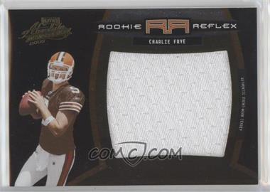 2005 Playoff Absolute Memorabilia - Rookie Reflex Materials - Jumbo #RR-4 - Charlie Frye /25