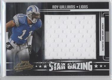 2005 Playoff Absolute Memorabilia - Star Gazing Materials - Jumbo #SG - 14 - Roy Williams /25