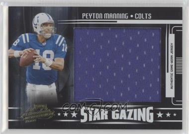 2005 Playoff Absolute Memorabilia - Star Gazing Materials - Jumbo #SG - 22 - Peyton Manning /25
