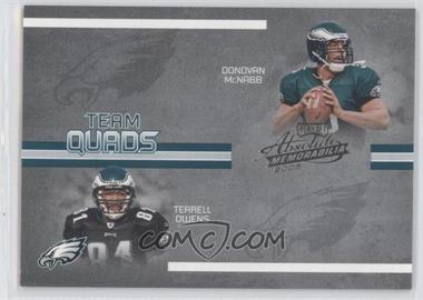 2005 Playoff Absolute Memorabilia - Team Quads #TQ-8 - Donovan McNabb, Terrell Owens, Brian Westbrook, Jevon Kearse /100