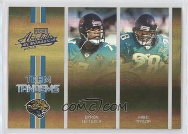 2005 Playoff Absolute Memorabilia - Team Tandems - Spectrum #TT-13 - Byron Leftwich, Fred Taylor /150