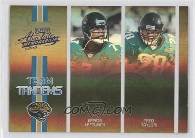 2005 Playoff Absolute Memorabilia - Team Tandems - Spectrum #TT-13 - Byron Leftwich, Fred Taylor /150