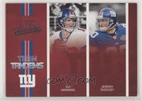 Eli Manning, Jeremy Shockey [Noted] #/250