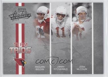 2005 Playoff Absolute Memorabilia - Team Trios #TT-1 - Anquan Boldin, Larry Fitzgerald, Josh McCown /150