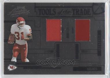 2005 Playoff Absolute Memorabilia - Tools of the Trade - Blue Double Materials #TT-72 - Priest Holmes /50