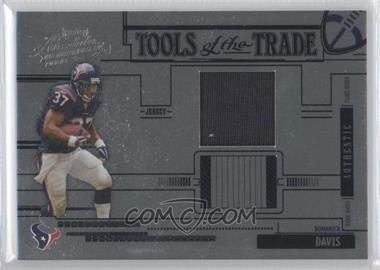 2005 Playoff Absolute Memorabilia - Tools of the Trade - Blue Materials #TT-26 - Domanick Davis /50