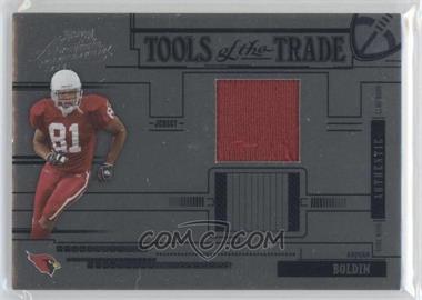 2005 Playoff Absolute Memorabilia - Tools of the Trade - Blue Materials #TT-5 - Anquan Boldin /50