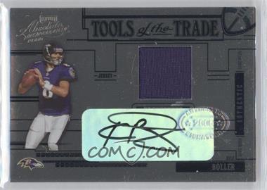 2005 Playoff Absolute Memorabilia - Tools of the Trade - Blue Materials #TT-52 - Kyle Boller /50