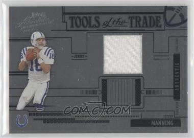 2005 Playoff Absolute Memorabilia - Tools of the Trade - Blue Materials #TT-71 - Peyton Manning /50
